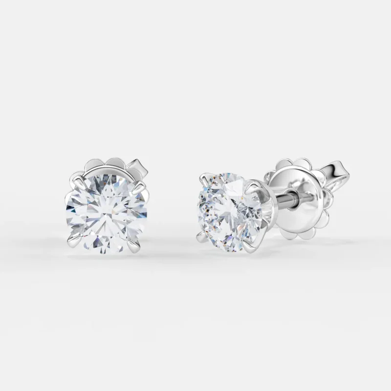Orecchini punto luce con diamanti 01060