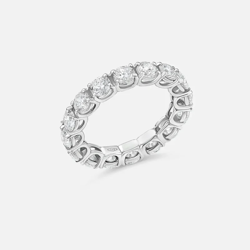 Anelli 96 Fedina Anello Girodito Eternity Collection Taglio Brillante