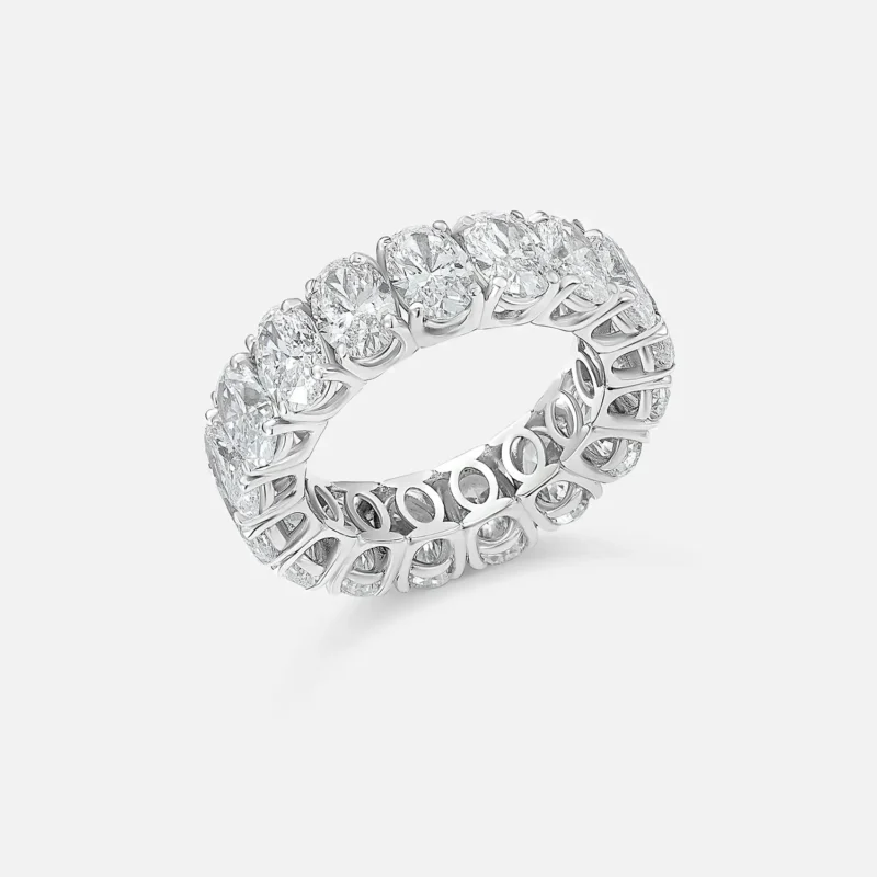 Anelli 102 Fedina Anello Girodito Eternity Collection Taglio Ovale